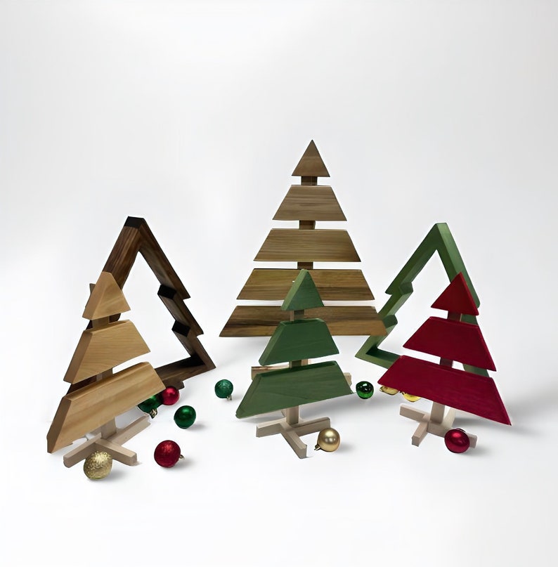 Wooden Christmas Tree etsy Etsy UK