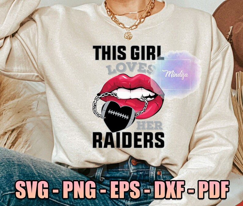 This Girl Loves Her Football Svg, Football Svg, Football Love Svg, Cut