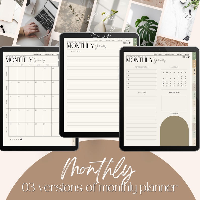 2026 Digital Planner, Goodnotes & Notability Compatible • Dated ...