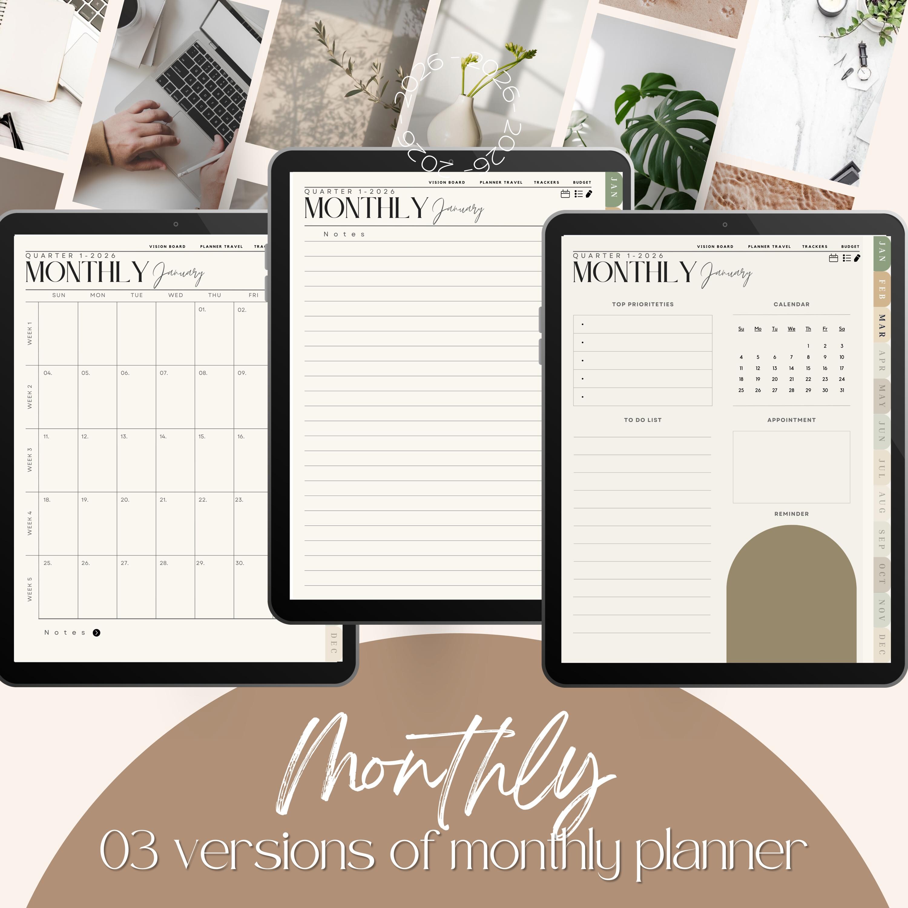 2026 Digital Planner, Goodnotes & Notability Compatible • Dated ...