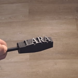 Custom Baby Name Rattle - Personalised 3D Printed Baby Rattle - An Eco-Friendly and Unique Keepsake
