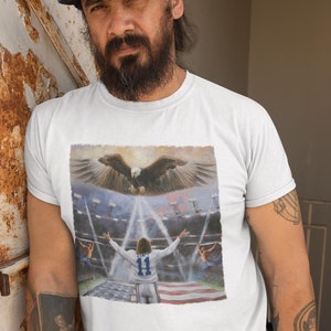 Creed Thanksgiving Halftime Show Tee, Retro Rock Tee, Bald Eagle Tee, Bella Canvas