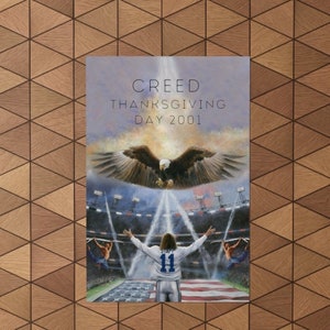 Plakat Creed Thanksgiving Halftime Show - limitowana edycja kolekcjonerskiego wydruku artystycznego
