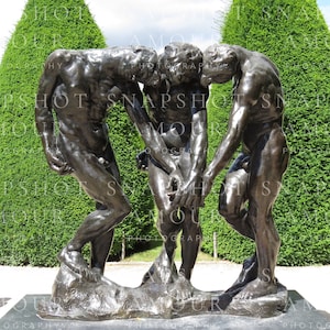 Auguste Rodin&#39;s The Three Shades (Les Trois Ombres) Statue