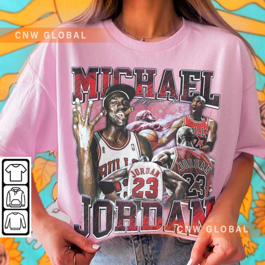 Michael Jordan Basketball Shirt Classic Basketball Chicago Etsy