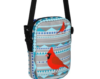 Bolso bandolera utilitario Egyptian Cardinal Stripe