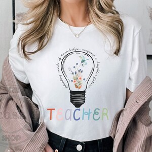 Seeds of Knowledge Teacher Back to School Shirt, Teacher Appreciation Shirt, First Day of School Tee, Gift for Teacher, Funny Teacher Shirt