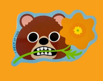 Poppy Bear Sticker