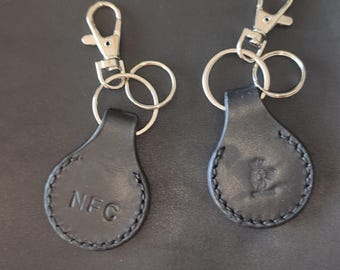 Portachiavi con biglietto da visita in più con NFC cip