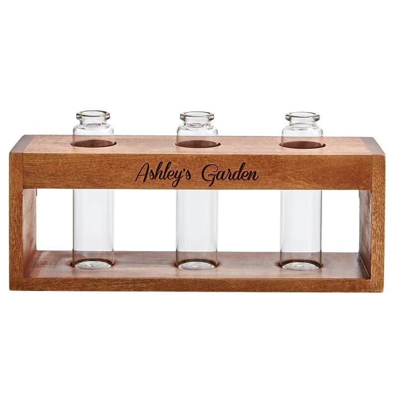 Wooden Bud Vase Holder,plant Propagation Wall / Plantscape / Test Tube