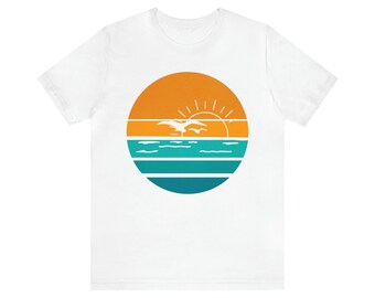 Ocean Sunrise Unisex Jersey Short Sleeve Tee