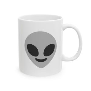 Alien Coffee Mug: Modern Glossy Ceramic Drinkware