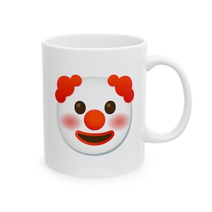 Clown Welt Keramik Tasse | Lustige Kaffeetasse | Geschenk für Kinder, Zirkusthema, Clownliebhaber, Geburtstag und Partys