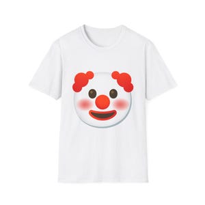 Fun Clown Face Unisex T-Shirt | Great for Parties, Birthdays, Carnival, Halloween, Playful Gifts
