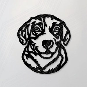 Labrador Retriever  - Vector template - Lasercut file - .dxf .svg .ai .pdf .png - Plotter file - Design - pattern - Dog - DIY