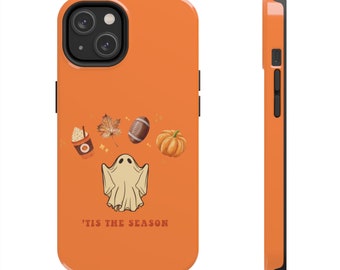 Retro Cute Halloween Ghost Google Pixel 7 6 5G iPhone 14 Pro Max case Aesthetic Tough case 13 12 Xr Se Samsung Galaxy S22 S21 S20 Plus Ultra