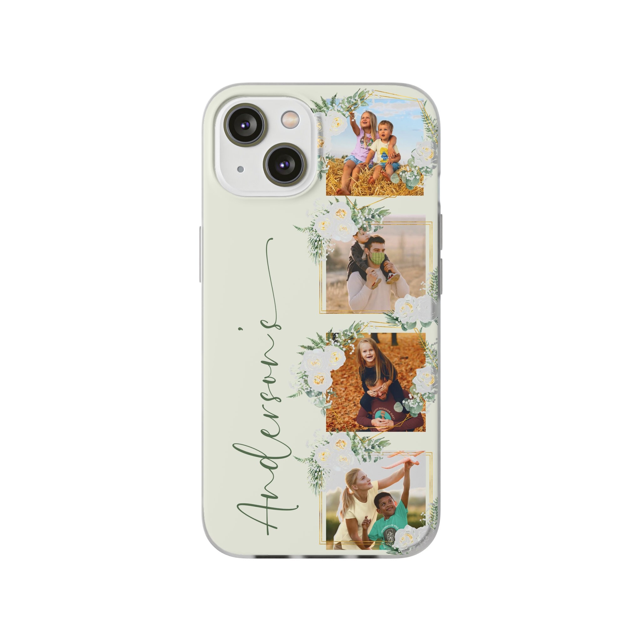 Personalised Photo Collage Phone Case iPhone 14 13 12mini Pro Max X XR