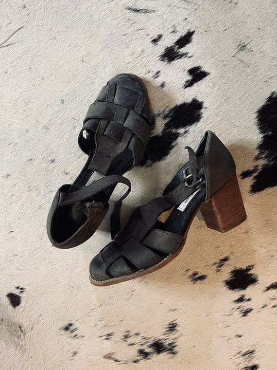 Vintage Leather Shoes, Women Vintage Shoes, Vinta… - image 4