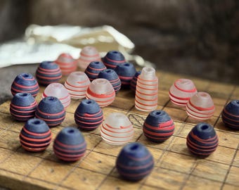 Hnefatafl Wooden Board with Frosted Glass Pieces Birka Viking Age Tafl Chess