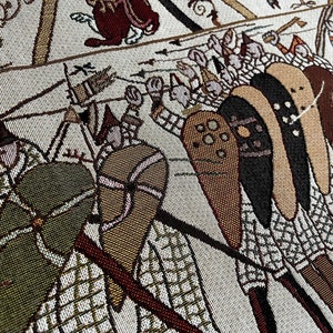 Bayeux Tapestry Wall Hanging: Medieval Woven Art (18x57 Inches) - Etsy