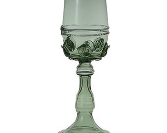 Hand Blown Wine Glass: As seen in GOT Lannister Green Forest Glass