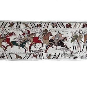 Bayeux Woven Tapestry Wall Hanging 18 inches H x 57 inches W (45cm x 146cm)