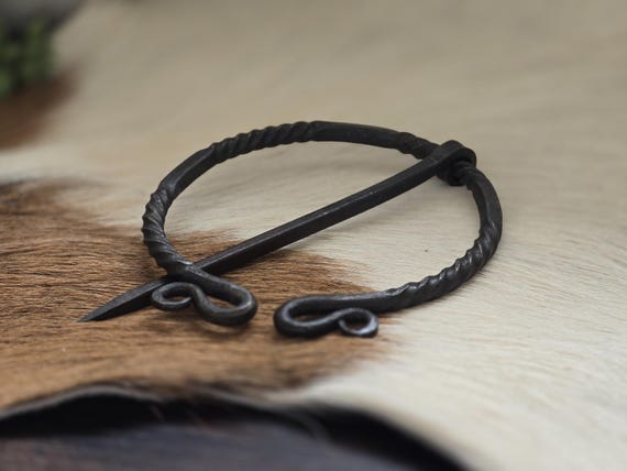 Brooch Ring Shaped Fibula Hand Forged As Seen In Outlander Cloak Pin Viking Brooch
