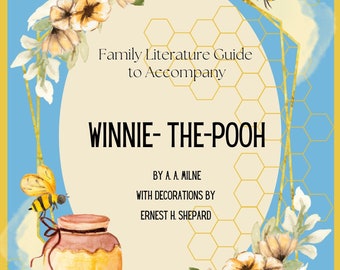 Winnie the Pooh BUNDLE Literature Guide, Homeschool, Activity, Puppets, Student Workbook Pre-K to 2nd Grade, Grades 3 to 5, INSTANT DOWNLOAD