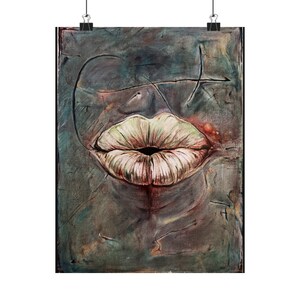 Kuss des Todes Fine Art Poster