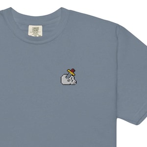 Runescape Slayer Embroidered T-Shirt: OSRS Comfort Colors Shirt