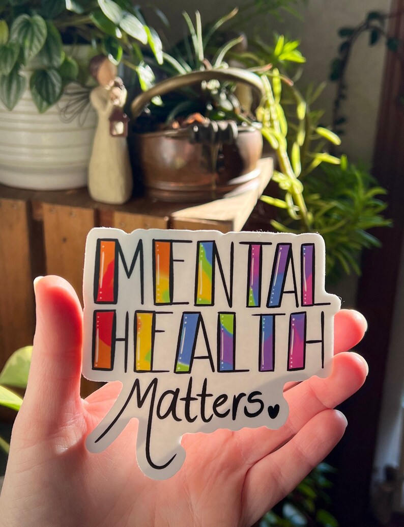 Mental Health Matters Stickers | Mental Health Stickers | Cute Stickers ...