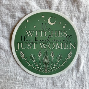 Witches Were Women Stickers | Feminist Stickers | Cute Feminist Stickers for Laptop, Water Bottle, Notebook, etc.