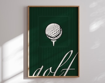 セントアンドリュース風ポスター - ヴィンテージスタイル - ゴルフ愛好