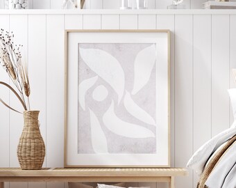 moderne abstrakte Kunst malerische Texturen grafische Kunst neutrale Töne künstlerisches Poster druckbare Wandkunst