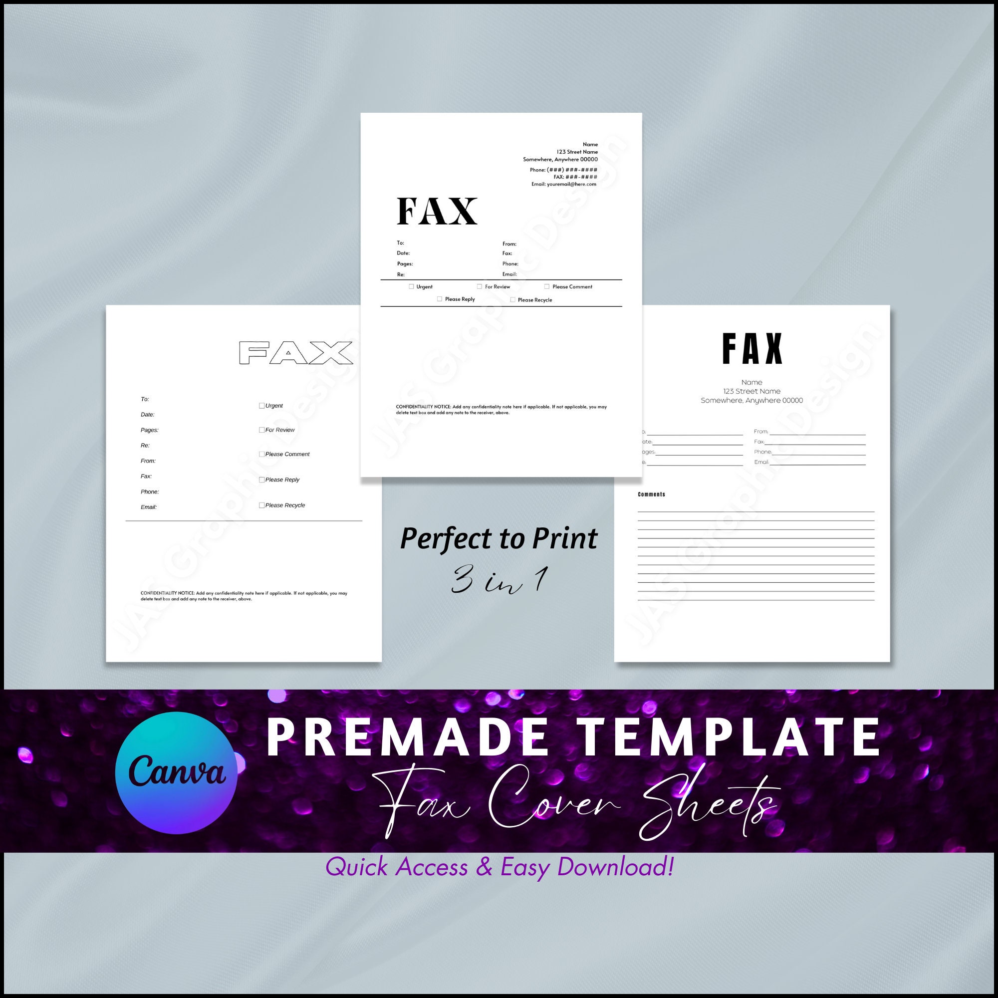 fax-cover-sheet-fax-template-fax-cover-sheet-template-printable-faxing-paper-fax-digital-template-business-template-canva-template-etsy for Free Printable Fax Cover Sheet With Confidentiality Statement Fax Cover Sheet, Fax Template, Fax Cover Sheet Template Printable, Faxing Paper, Fax, Digital Template, Business Template, Canva Template - Etsy for Free Printable Fax Cover Sheet With Confidentiality Statement