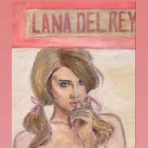 lana del rey painting
