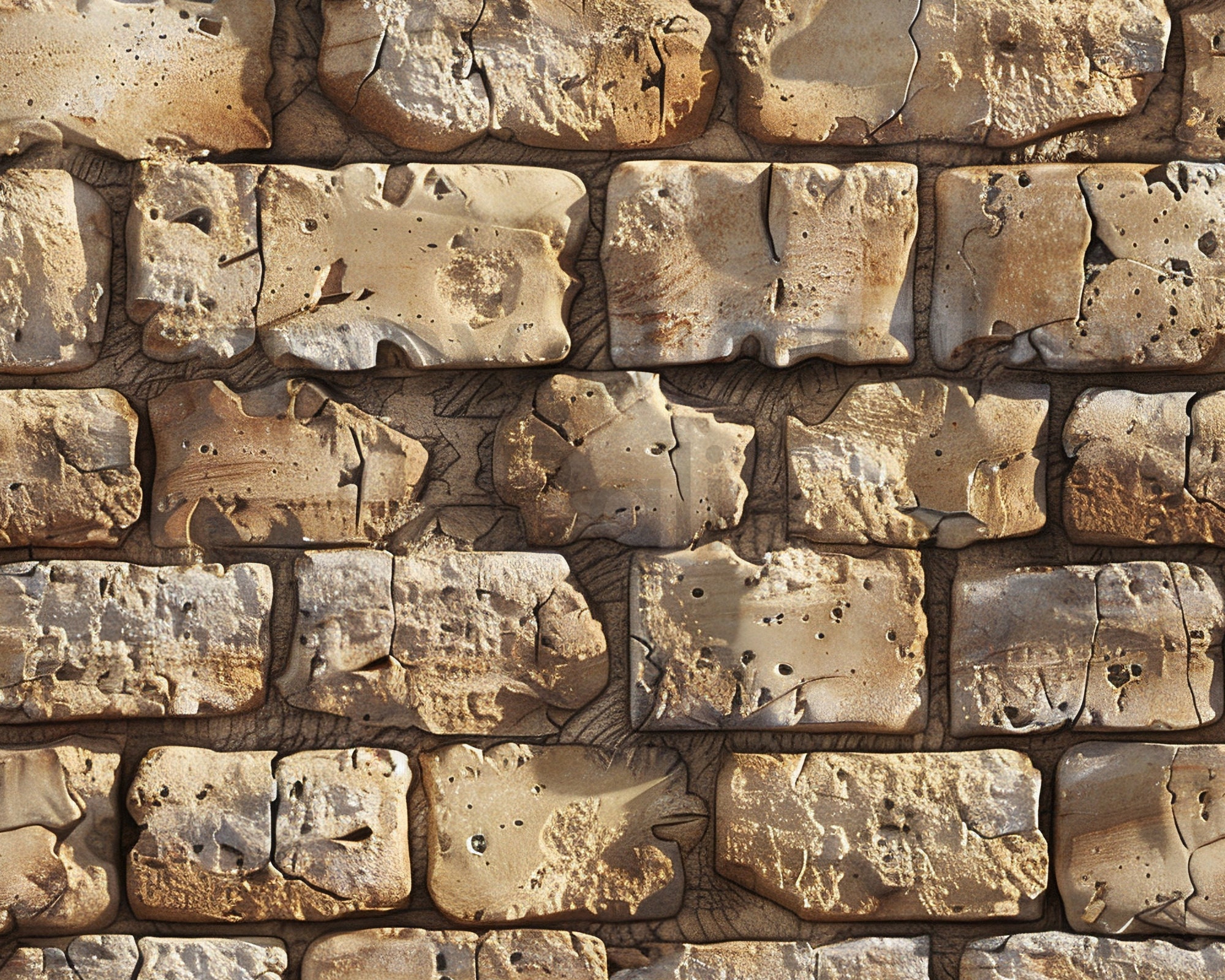 Brick Textures - 10 Seamless Patterns, 12'x12', 300dpi - Seamless ...