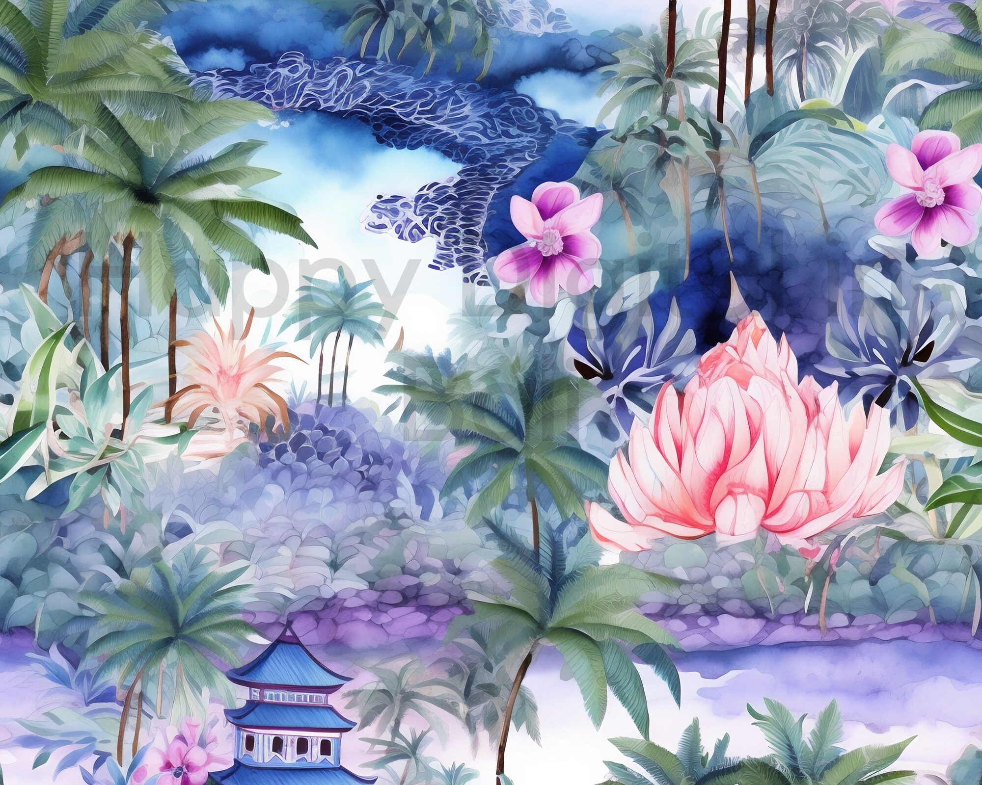 Pattern Bsli Bali Vibes - 10 Seamless Patterns, 12'x12', 300dpi -seamless Digital ...