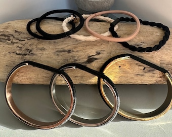 Hair tie bracelet etsy best sale