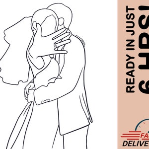Desenho de linha personalizado, ilustração minimalista, retrato minimalista, desenho minimalista, arte de linha única, retrato abstrato, arte de linha personalizada
