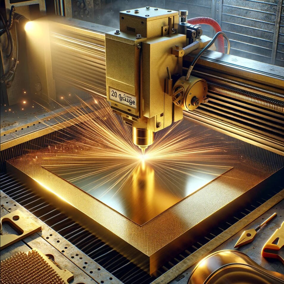 WHOLESALE BRASS Sheet 4 X 6 20 GA Free Shipping 20 Gauge Solid Brass