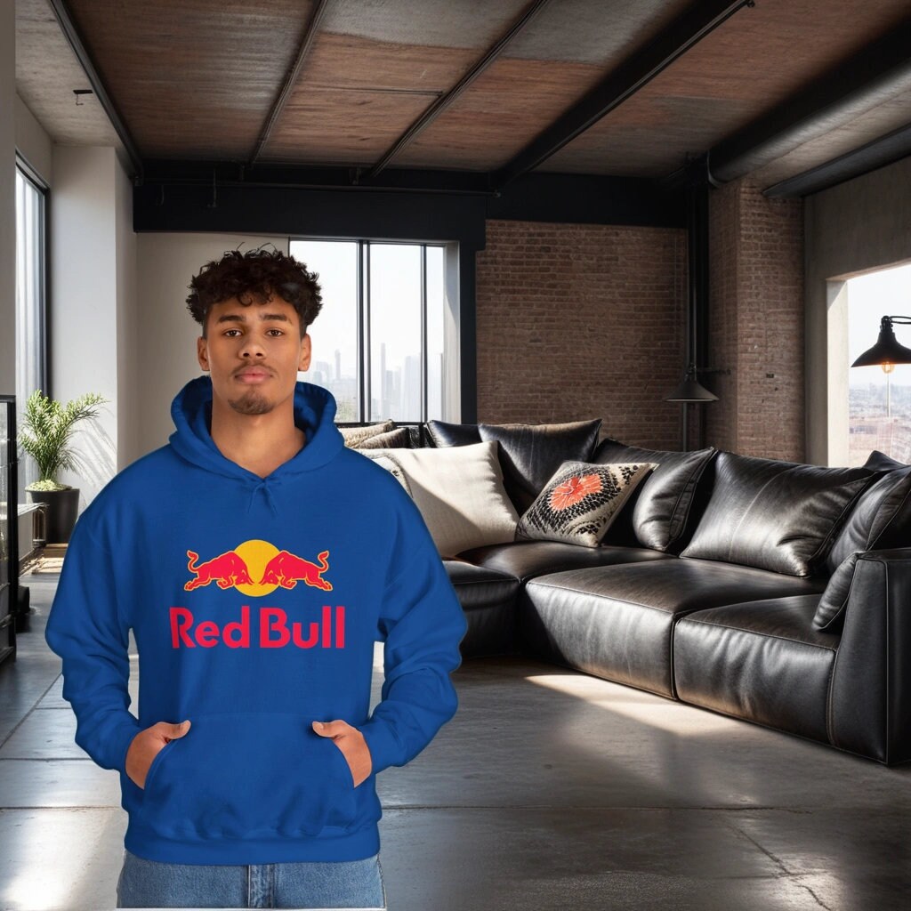 Unisex Heavy Blend Hooded Sweatshirt Red Bull Sweatshirt Branded