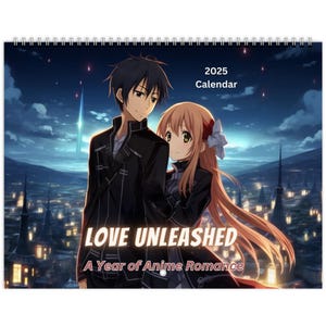 anime Love Unleashed wall calendar