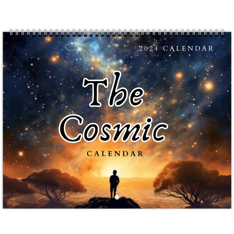 2024 Cosmic Wall Calendar, Space Lovers Calendar, Space Calendar 2024