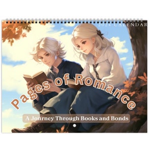 Anime Calendar 2024, Anime Fans, Anime Couples Wall Calendar 2024, Manga Calendar 2024, Manga Fans, Anime Gifts,