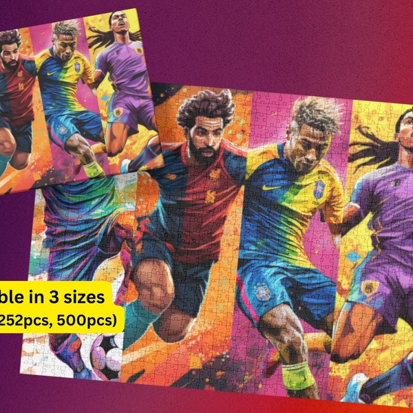 Soccer Jigsaw Puzzles Etsy