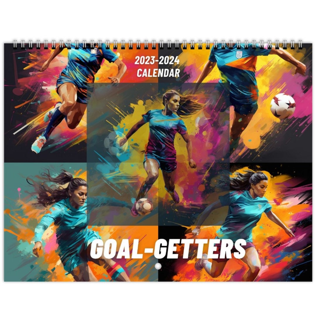 Soccer Calendar 20232024 Girls Soccer Calendar Soccer Wall Etsy Canada