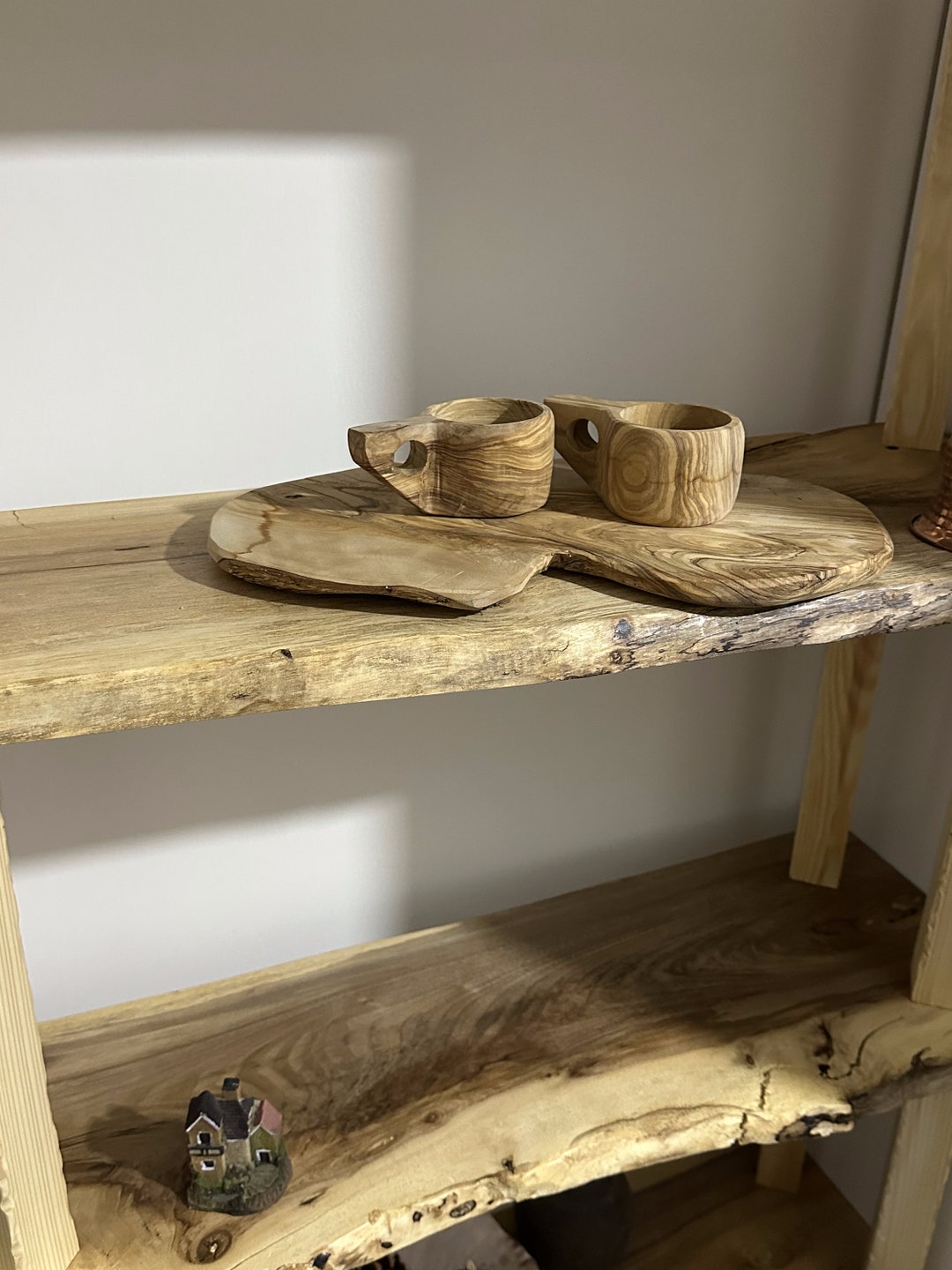 Olive Tree Coffee Set Natural Tree Olive Tray and Cup Etsy