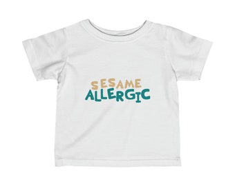 Sesame Allergic | Infant Fine Jersey Tee for Food Allergy