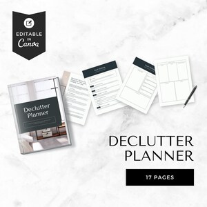 Declutter Checklist | Cleaning Checklist | Declutter Challenge | Declutter Planner | Pdf – Download | Cleaning Planner | Moving Gift